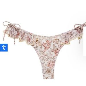 Montce Venecia Floral Uno Ruffle Bows Bikini Bottom